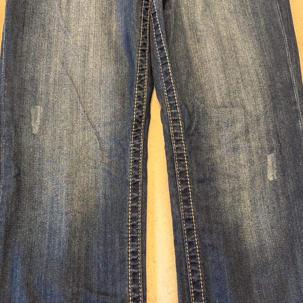 Seven7 Dark Blue Flare Jeans - Picture 3 of 7